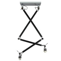 Podstawa, stelaż lampy ZYTA 2 S PENDANT MD2300-2S BK chromowana AZ1846