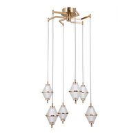 Lampa wisząca Fuente LED 3000K Italux PND-34395-6-HBR