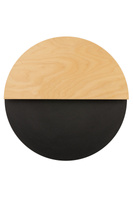 LUNA kinkiet M czarny/dąb Sigma 40865