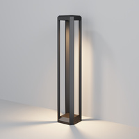 Szara lampa zewnętrzna kolumna LED 80cm 3000K Royal Mile O019FL-L12GR3K Maytoni