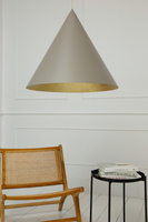 Vesuvio taupe/złoty L 3xE27  Sigma 41060