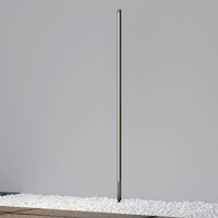 Wąski słupek 160cm o średnicy 2,5cm wbijany w podłoże, pionowa linia światła LED Pole O440FL-L24GF3K Maytoni