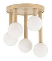 Perla 5 plafon złoty beż Sigma 33604