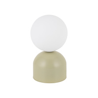 Lampka nocna w kolorze pistacjowym wysokość 21cm MIKI PISTACIO 1XG9 Tk Lighting 11389