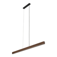 Lampa wisząca liniowa 140cm LED 3000K VIGA WOOD LED SOSNA SZCZOTKOWANA ORZECH LAMPA WISZĄCA Tk Lighting 11653