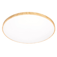 TENS lampa sufitowa plafon drew. 48W LED 3000/4000/6000K 59cm klosz biały, pilot Candellux 16-33949