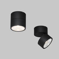 Grafitowy spot zewnętrzny IP54 obrotowy element świetlny LED 3000K Spin O310CL-L5GF3K Maytoni