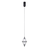 Lampa wisząca pojedyńcza Fuente czarna LED 3000K Italux PND-34395-1-BK