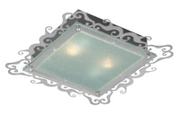 CASABLANCA PLAFON 2X60W E27 38CM SATYNA KWADRAT Candellux 10-39470