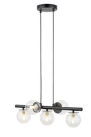 AVOLA zwis kulki 5 czarne/transparentne Sigma 40791