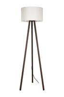 Lampa podłogowa PIKO E27 Zuma Line ASZ.1608 - trójnóg drewniany