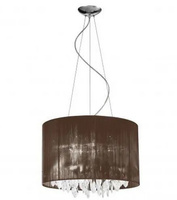 Lampa wisząca SIDNEY BROWN OKRAGLA AZzardo 1982B-6P AZ0511