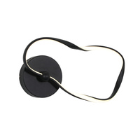 KInkiet Amaya czarny LED 3000-6000K Italux WL-22782-BK