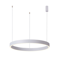 Lampa wisząca biała BRASCO DOWN 60cm LED Italux PND-56215-060RPP-WH-3KS4K-TRDIMM