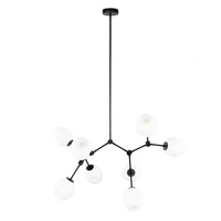 Lampa wisząca Ferral 8xE27 Italux PND-75075-8-BK-WG