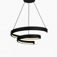 Lampa wisząca LED TOPPO czarna Aviano Lighting 6032-0110