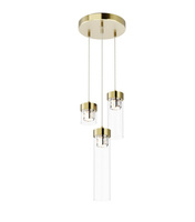 Lampa wisząca GEM Zuma Line brąz antyczny P0389-03D-0FD2