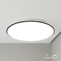 Plafon 45cm z czarną obramówką z funkcją CCT i zmianą natężenia światła Hugo 21-32-42W 3CCT IP54 Milagro ML2568