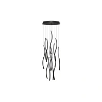 Lampa wisząca LED FLOW 13 PENDANT 3-STEP DIMM 4000K BK Azzardo AZ7226