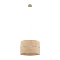 Lampa wisząca o średnicy 38cm z rafii w stylu boho 1xE27 CALMA Tk Lighting 11601