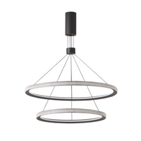 Lampa wisząca czarna DIEGO 60+40 3000K LED AZzardo AZ5111