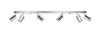 Lampa sufitowa, oprawa RING 6L Chrom Sollux Lighting SL.0732 ruchome tuby