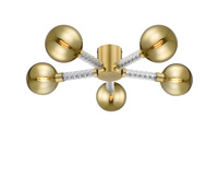 Lampa sufitowa MIDA złota Zuma Line C0583-05C-2GHF