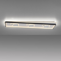 Prostokątna czarna lampa sufitowa 97cm x 30cm MAILAK LED 3000K Paul Neuhaus 6391-16