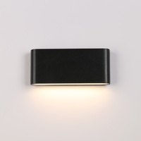 Kinkiet elewacyjny LED 3000K światło w dół Vedras Italux OWL-24542-2-BK