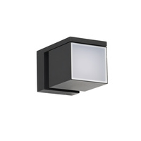 Kinkiet elewacyjny ciemno szara kostka CUBIC IP54 18W 3000K DGR AZZARDO AZ6689
