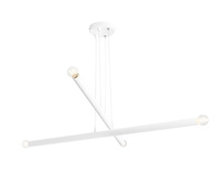 Lampa wisząca biała TUBO Aldex 1072L