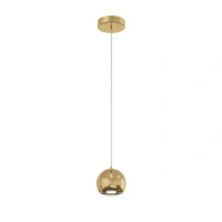 Lampa wisząca złota kula o średnicy 12cm Aurenia LED 3000K PL0122-GD Yaskr