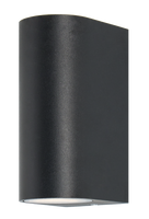 Kinkiet elewacyjny Harmonia 2×GU10 Zuma Line SJ20210-2W czarny