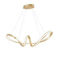 Lampa wisząca złota MELINDA LED Paul Neuhaus 8292-12 funkcja ściemniania