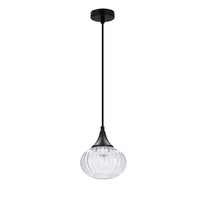 LAMPA WISZĄCA EXETER  145mm 1 CZARNY Candellux 50101275