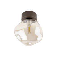Oprawa sufitowa ze szklanym kloszem LAVA BROWN 1xG9 Tk Lighting 11034