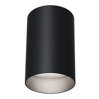 Czarna tuba natynkowa wysokość 11,5cm Slim C014CL-01B Maytoni