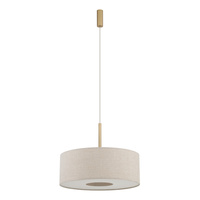 Lampa wisząca z kremowym abażurem o średnicy 50cm 1xE27 SANTANA  M Nowodvorski 11652