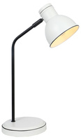 ZUMBA LAMPKA GABINETOWA SZTYCA PROSTA 1X40W E14 BIAŁY+CZARNY Candellux 41-72078