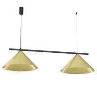 Lampa wisząca CAPITAL CZARNO-ZŁOTY 2XGX53 Milagro MLP0941