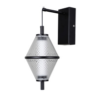 Kinkiet Fuente czarny 3000K Italux WL-34395-1-BK