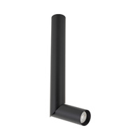 Oprawa sufitowa czarna długa tuba z ruchomą głowicą ELARIS BLACK M 1xGU10 MINI MR11 Tk Lighting 11255