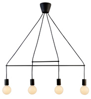 ALTO LAMPA WISZĄCA 4X40W E27 CZARNY MATOWY Candellux 34-70913