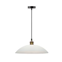 DEXTER 3 LAMPA WISZĄCA MIEDZIANY 1X60W E27 KLOSZ BIAŁY Candellux 31-20611