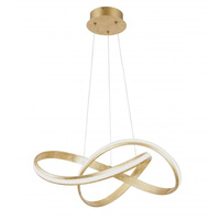 Lampa wisząca złota MELINDA LED Paul Neuhaus 8291-12 funkcja ściemniania