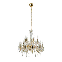 MARIA TERESA LAMPA WISZĄCA 15X40W E14 ZŁOTY Candellux 30-95810
