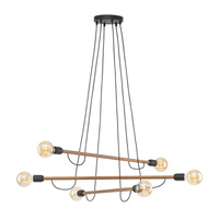 Lampa wisząca HELIX WOOD ORZECH TK Lighting 4950