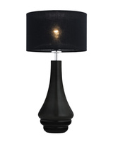 Lampa stołowa szklana czarna AMAZONKA 58cm Argon 3033
