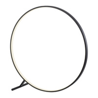 Lampa podłogowa duży czarny okrąg 100cm LED HULA Paul Neuhaus 320-18 sterowana pilotem