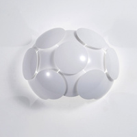 Lampa ścienna Santina WH z tworzywa Italux W0317-01A-T5E0